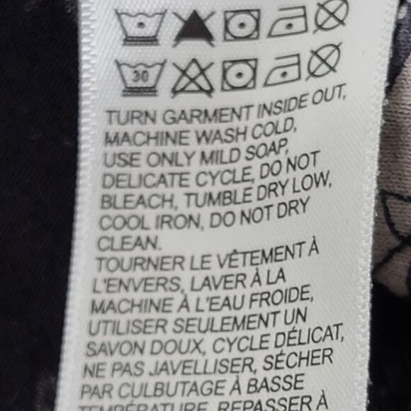 Lucky Brand Top Womens Plus 2X Floral Blouse/Top Pull Over/ V-neck Lightweight - Picture 9 of 9